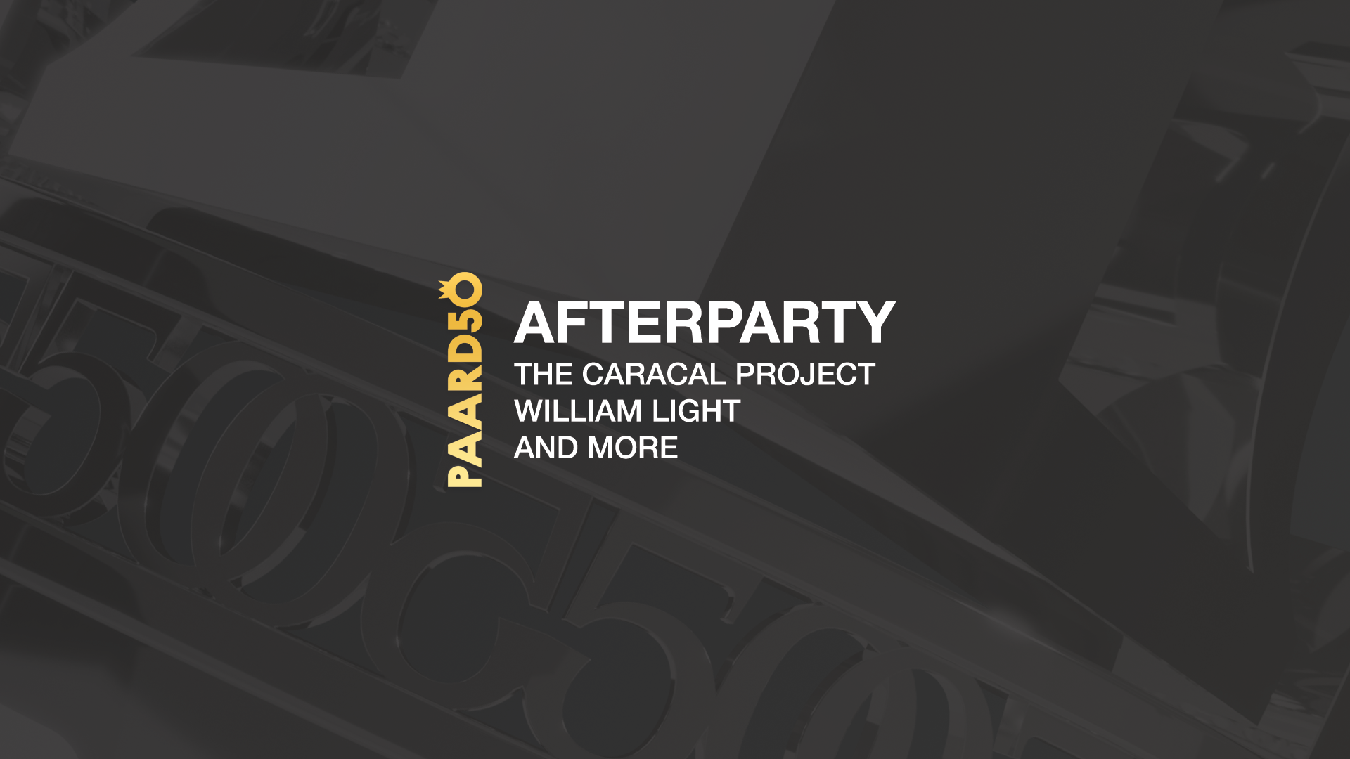 Paard 50 Official Afterparty Paard