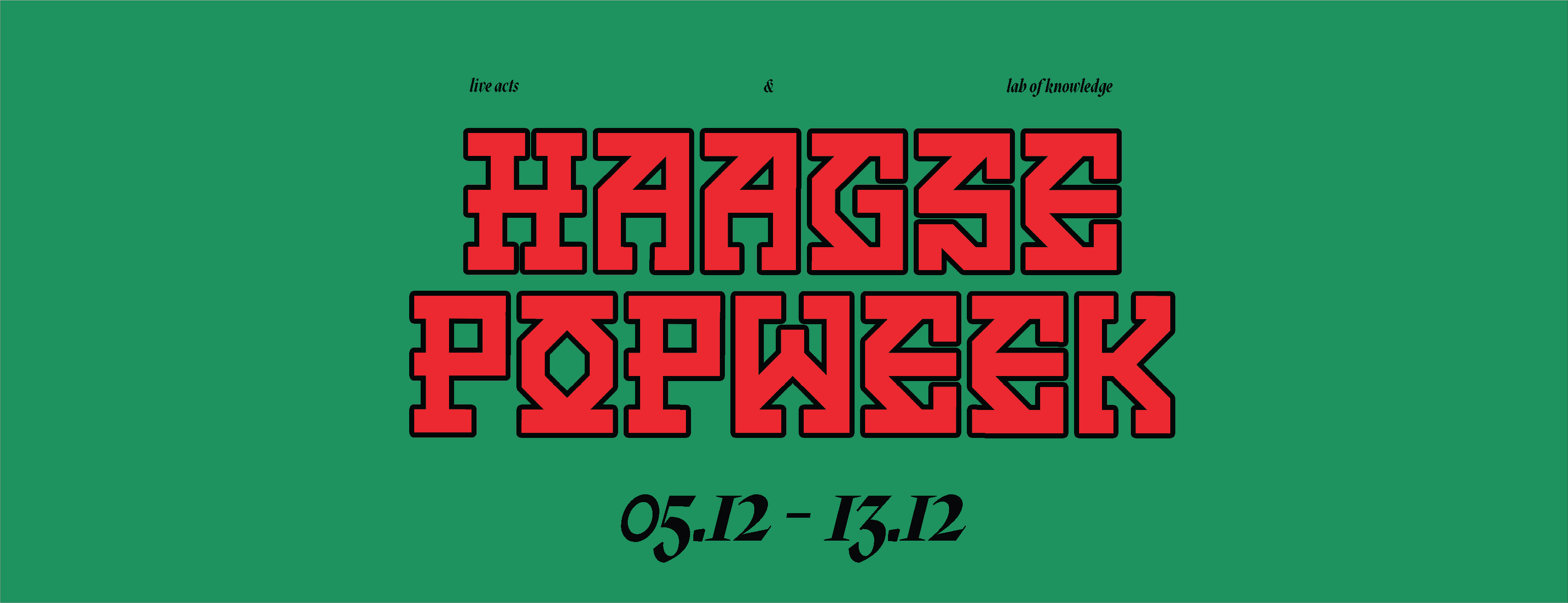 Haagse Popweek in Paard, Den Haag