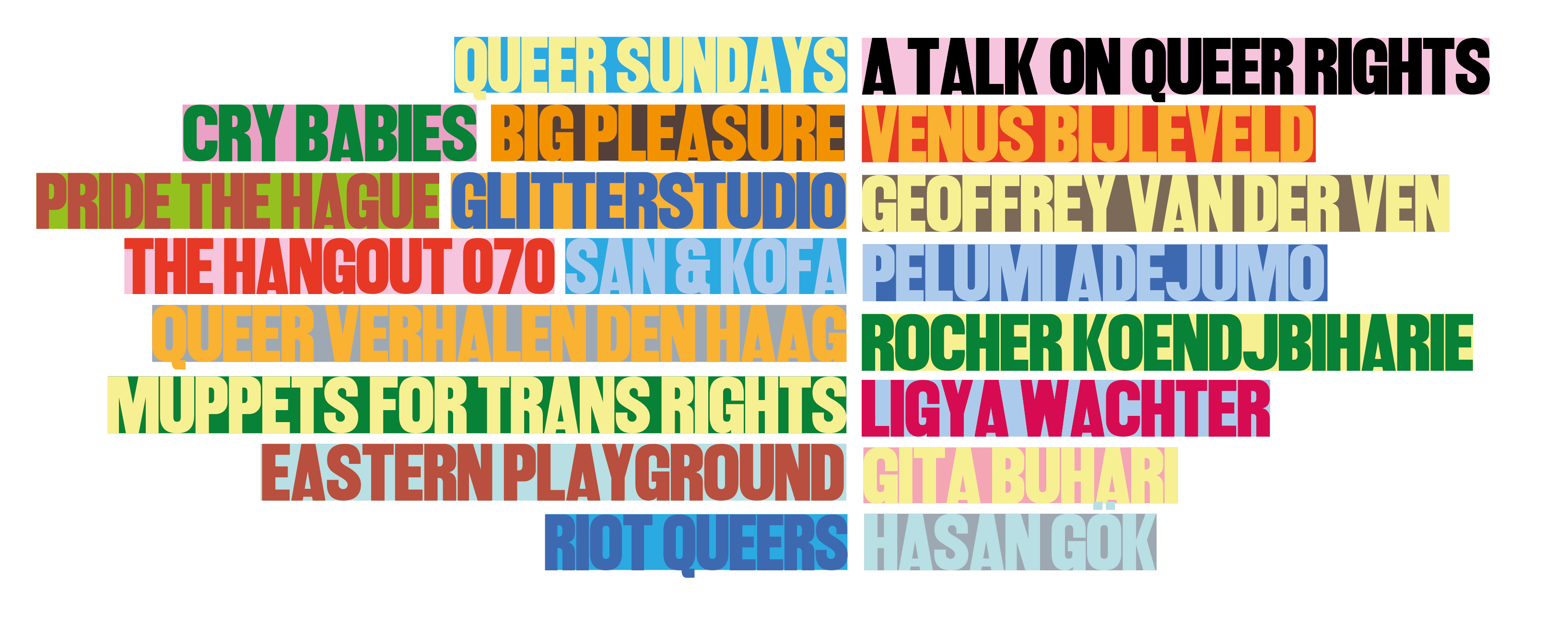 STONEWALL – Free Day Program in Paard, Den Haag